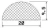 25341/CR-Neoprenee D-profile