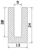 25256/EPDM65 Profile-U
