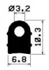 2284/PVC65, D-profile