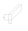 50 x 3 mm, TPE 65, black