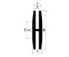 1934/PVC 65, 35×9 mm, black
