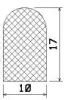 25149/EPDM65  D-profile