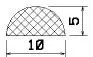 25229/EPDM65  D-profile