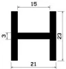 0803/EPDM-H-Profile
