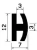 1469/EPDM-H-Profile