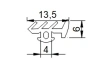 13.5/6/4 mm, PVC 61, black