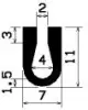 1849/EPDM65 Profile-U
