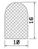 25205/EPDM65  D-profile