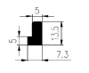 13.5 × 7.3/5 mm TPE 65 Sh
