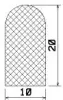 25088/EPDM65  D-profile