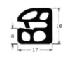 1223/EPDM 65 Profile door frame