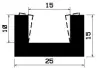 2075/EPDM65 Profile-U
