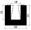 1898/EPDM65 Profile-U