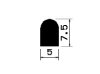 0960/EPDM65 D-profile