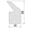 25048/EPDM 65 Profile door frame