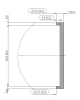 59.5 × 7 mm, U-profile, PVC 65, black, 155VMK-25-2022/00