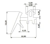 13.9 × 7.7 mm, EPDM 70, black