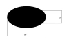 50x35mm-oval NBR 70