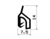 0575/PVC 65 Profile door frames
