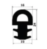 1783/NBR Profile door frames