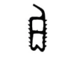 0118/NBR Profile door frames