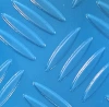 3 mm Checker - blue PVC