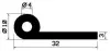 1624/not.silicone P-profile