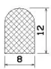 25654/EPDM65 D-profile