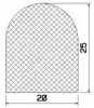 50440/EPDM65 D-profile