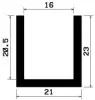 1036/Silicone Profile-U