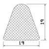 25633/EPDM65 D-profile