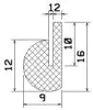 25008/EPDM65 Profile-U