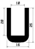 0879/EPDM65 Profile-U