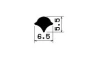 0985/TPE65-clamping, white