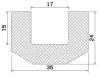 25238/EPDM65 Profile-U