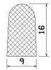 25521/EPDM65 D-profile
