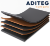 9 mm conveyor belt EP400/3W, 3 x insert,  black, 1,000 mm, 
