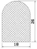 50200/EPDM65 D-profile