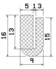 25750/EPDM65 Profile-U