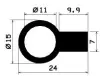 1880/not.silicone P-profile