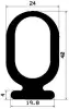 Profile 2037/NBR - protective/gate
