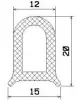 25144/NBR  D-profile