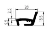 35 x 13 x 3 mm EPDM 70