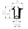 23 x 19/17 x 6 mm EPDM80