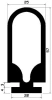 0272 / PVC 65 - protective/gate, black