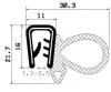 0970/EPDM-H-Profile