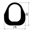1456/D-EPDM D-profile