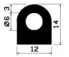 1388/EPDM Profile-D