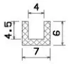 25012/EPDM65 Profile-U