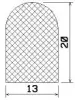 50010/EPDM65 D-profile